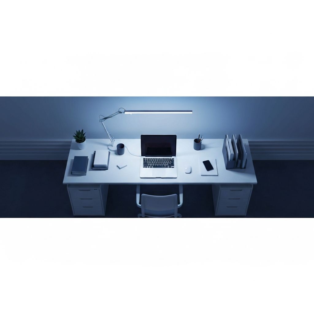 Modern workspace representing strategic planning